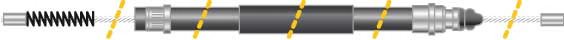 MGA CF5689 Cable, parking brake